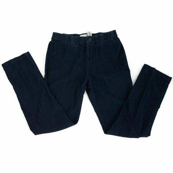 Kim Rogers Womens Straight Jeans Blue Stretch Pockets Mid Rise Denim 6 - Picture 5 of 11